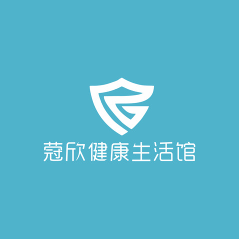 蔻欣健康生活馆logo设计