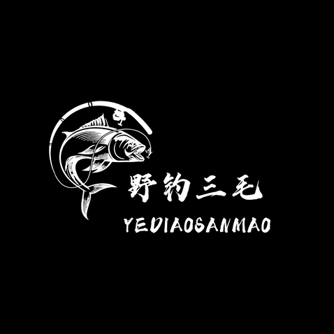 野钓三毛logo设计