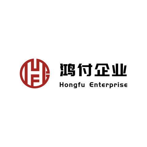 鸿付企业logo设计