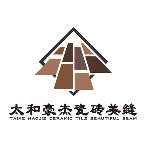 太和豪杰瓷砖美缝logo设计