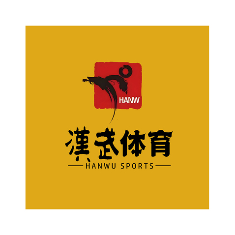 汉武体育logo设计