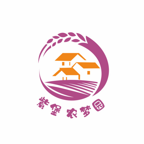 紫堡农梦园logo设计