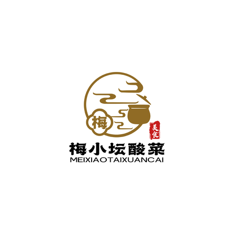 梅小坛酸菜logo设计