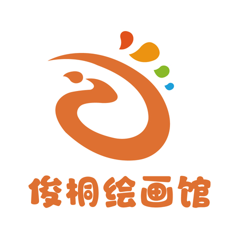 俊桐绘画馆logo设计