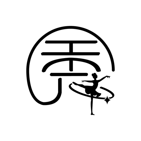 四个秀舞logo设计