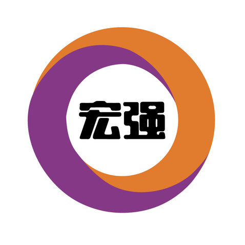 宏强logo设计