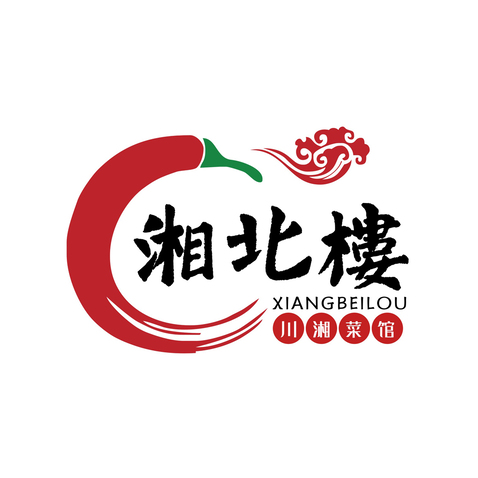 湘北楼川湘菜馆logo设计