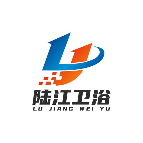 陆江卫浴logo设计