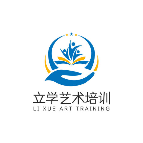 立学艺术培训logo设计