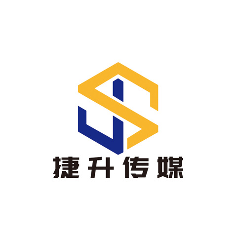 捷升传媒logo设计