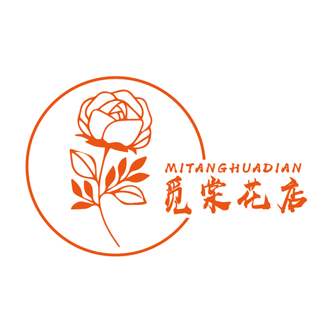 觅棠花店logo设计