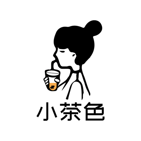 小茶色logo设计