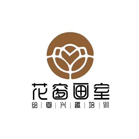 花窗画室logo设计