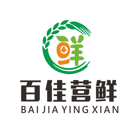 百佳营鲜logo设计