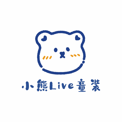 小熊Live童装logo设计