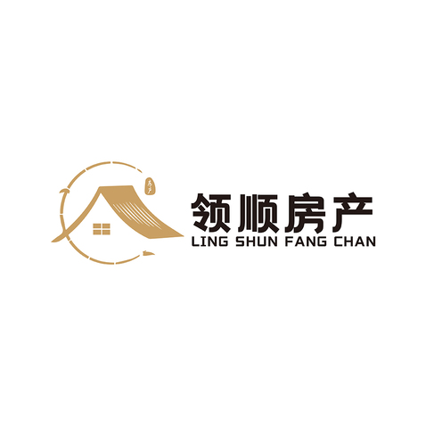 领顺房产中介logo设计