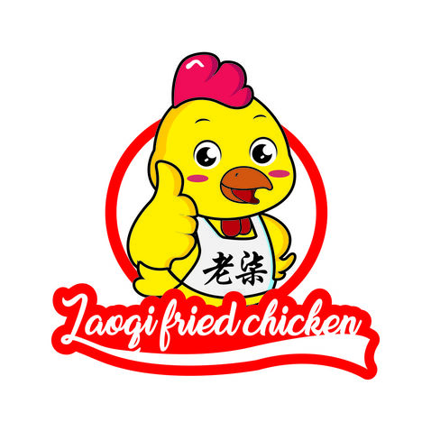 老柒炸鸡店logo设计