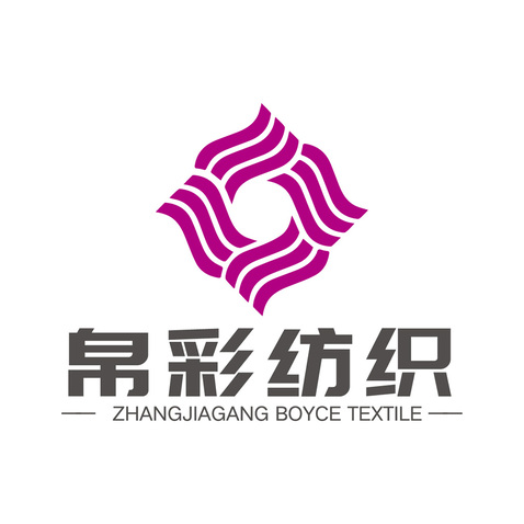 帛彩纺织logo设计