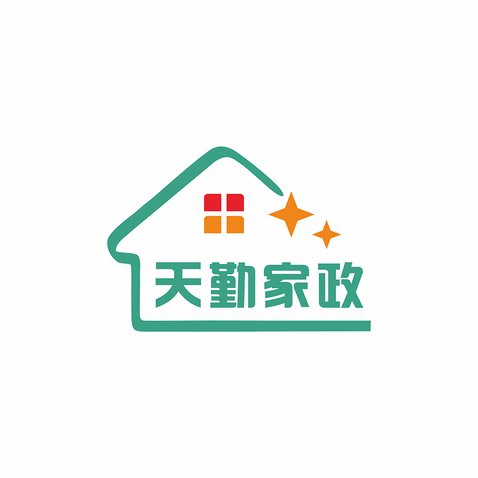 天勤家政logo设计