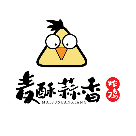 麦酥蒜香炸鸡logo设计