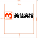 美佳宾馆logo