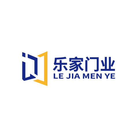 乐家门业logo设计