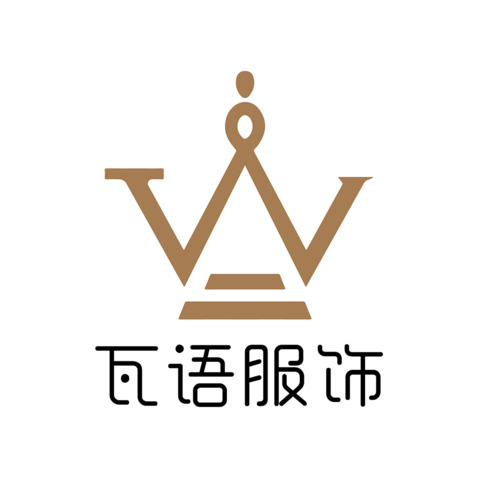 瓦语服饰logo设计