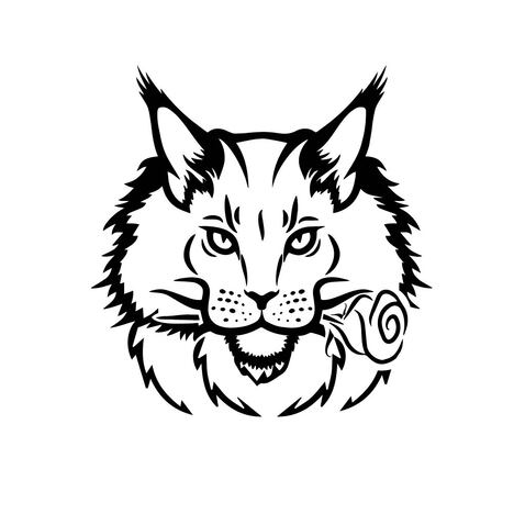 缅因猫logo设计