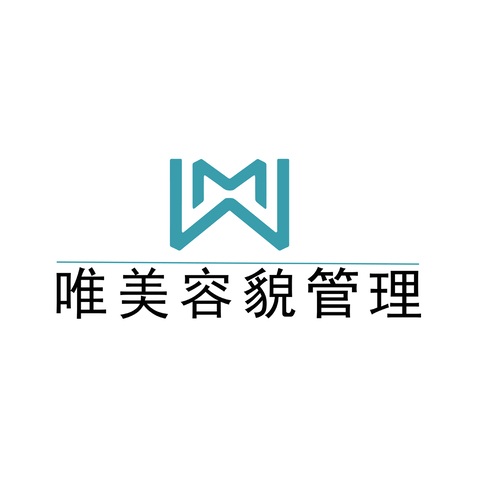 唯美容貌管理logo设计