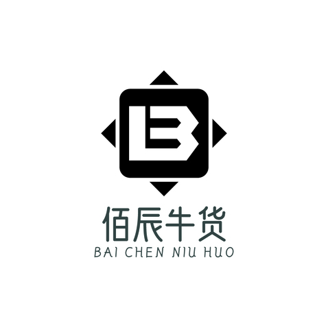 佰辰牛货logo设计