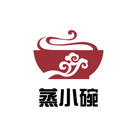 蒸小碗logo设计