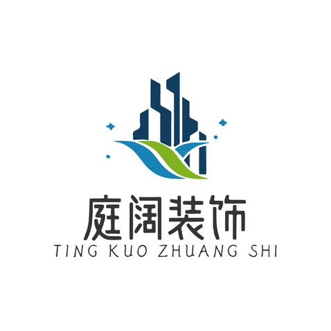 庭阔建筑logo设计