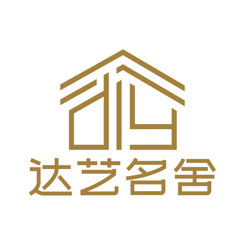 达艺名舍logo设计