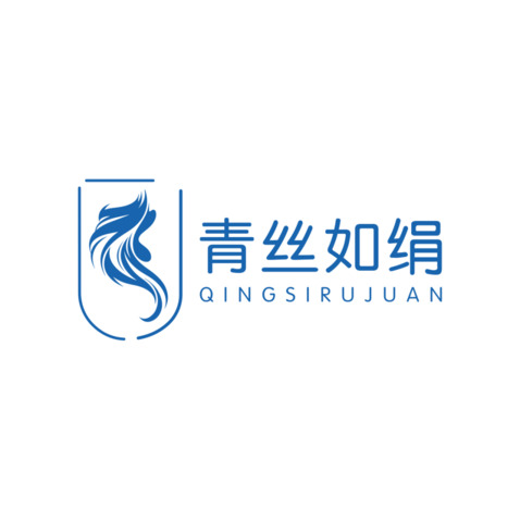 青丝如绢logo设计