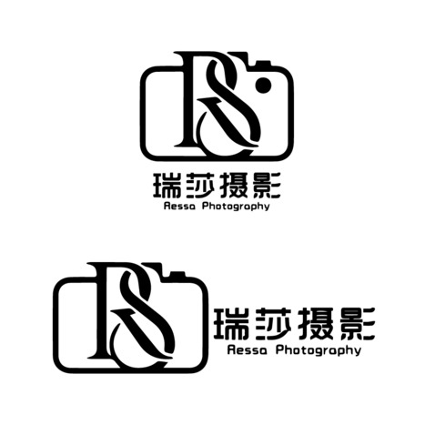 瑞莎摄影logo设计