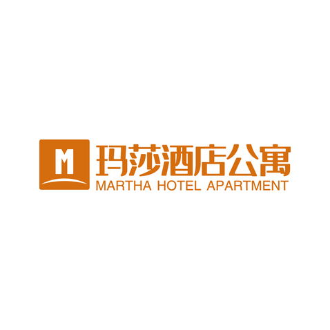 玛莎酒店公寓logo设计