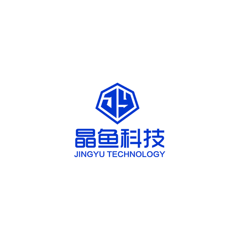 晶鱼科技logo设计