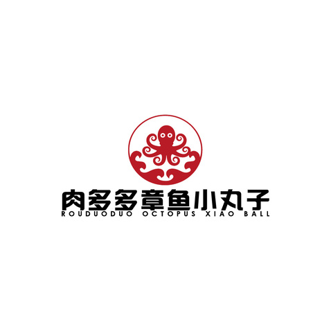 章鱼小丸子logo设计