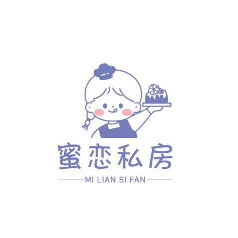 女孩logo设计