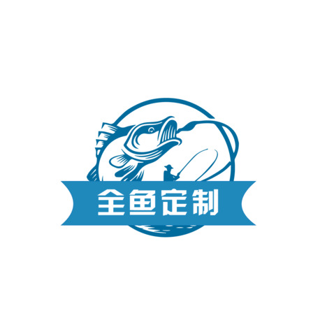 鱼logo设计