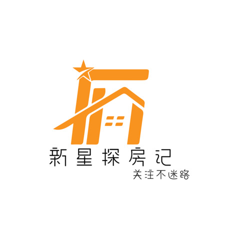 新星探房记logo设计