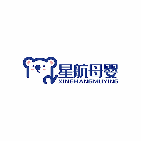 星航母婴logo设计