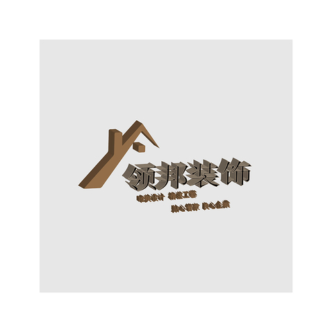 领邦装饰logo设计