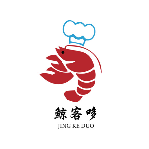 鲸客哆logo设计