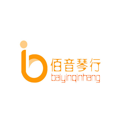 佰音琴行logo设计