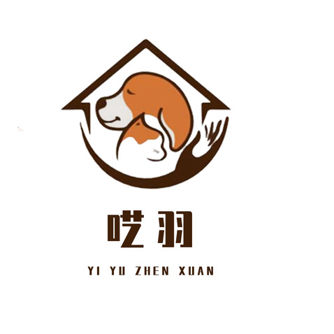 呓羽logo设计