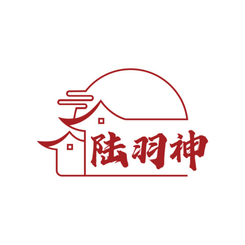 陆羽神logo设计