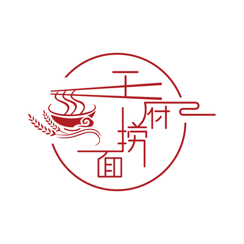 王府捞面logo设计