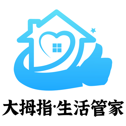 大拇指·生活管家logo设计