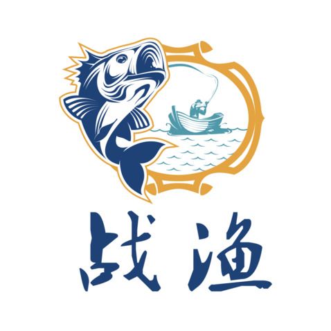 战鱼logo设计